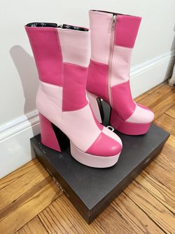 Pink Boots Lamoda