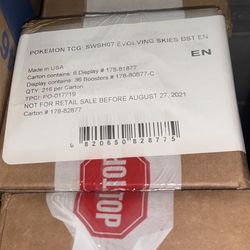 Pokemon Evolving Skies Sealed Booster Box Case for Sale in Phoenix, AZ -  OfferUp