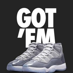Jordan 11 Cool Gray Size 12