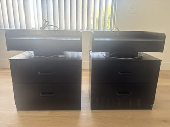 Black night stands