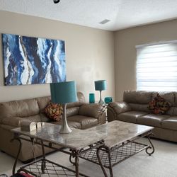 Living Room Sofas With Marble 4 Marble Tables And Lamps