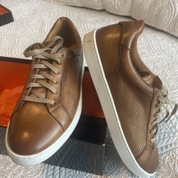 Magnanni Leatherff Shoes -  Men’s Dress Sneakers Size  11 –  (Retail $495) - NEW!!!