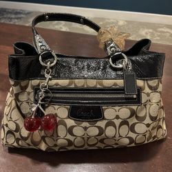 coach canvas y2k bag