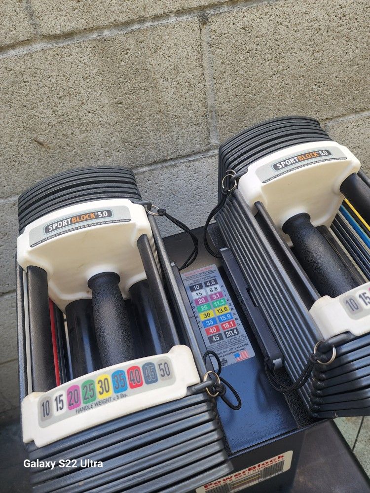 Powerblock Dumbbells 50