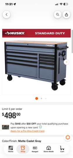 Husky Rolling Tool Chest