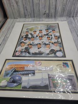 New York Yankees - 2007 season matted art.