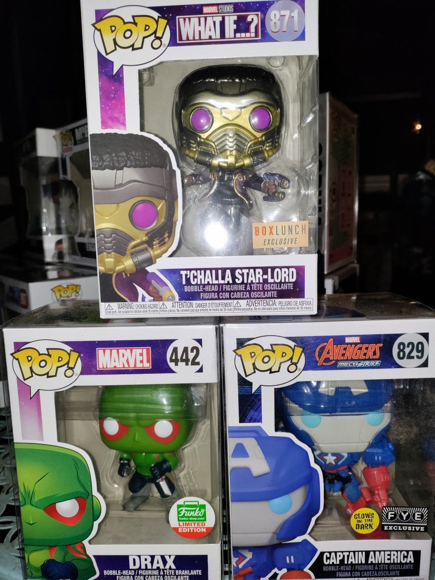 Funko Marvel Pop All Exclusives Mint Condition