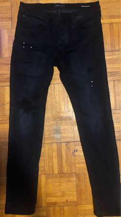 Purple jeans