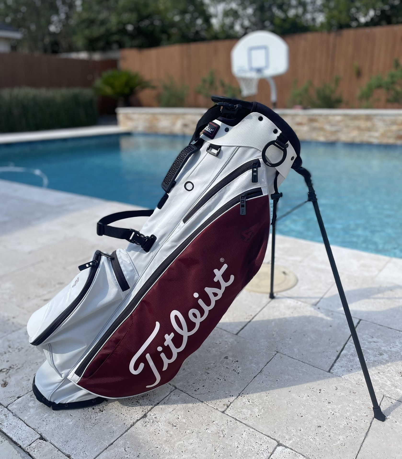 Titleist 2021 Players 4 Stand Bag, Texas A&M Tradition Club, Preowned