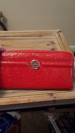 New Red Patent wallet