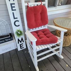 Large Wooden Rocking Chair 