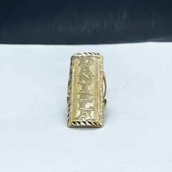 14k Solid Gold costum ring  !