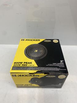 Kicker CWC8 COMPC 8" (20cm) 400 Watts Peak 4-Ohm Dual Voice Coil Subwoofer