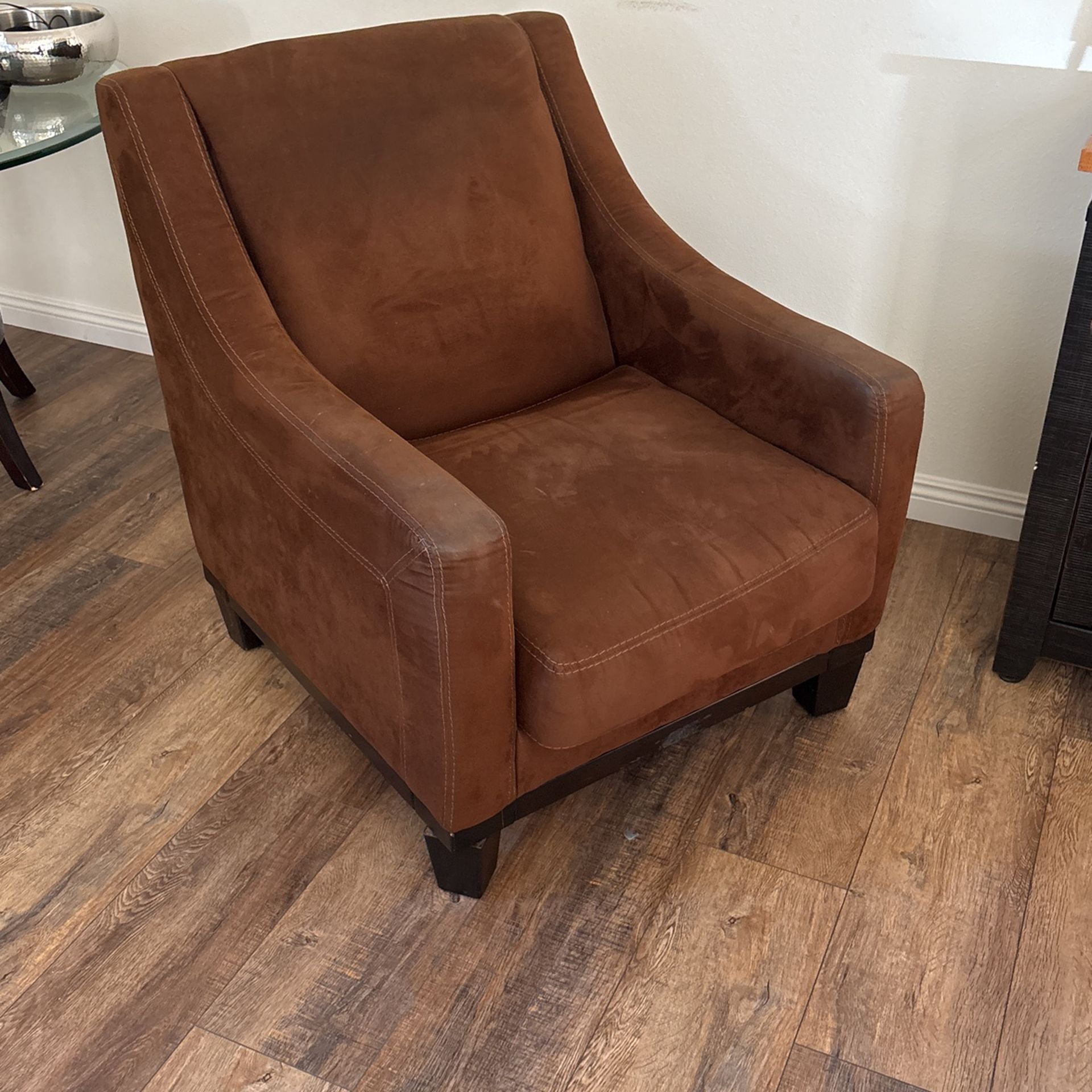 Brown Fabric Chair