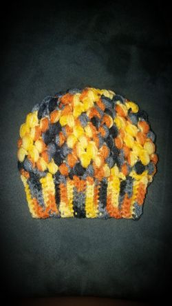 Fall crochet beanie 0-3months