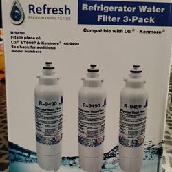 Refrigerator Water Filter  3pk