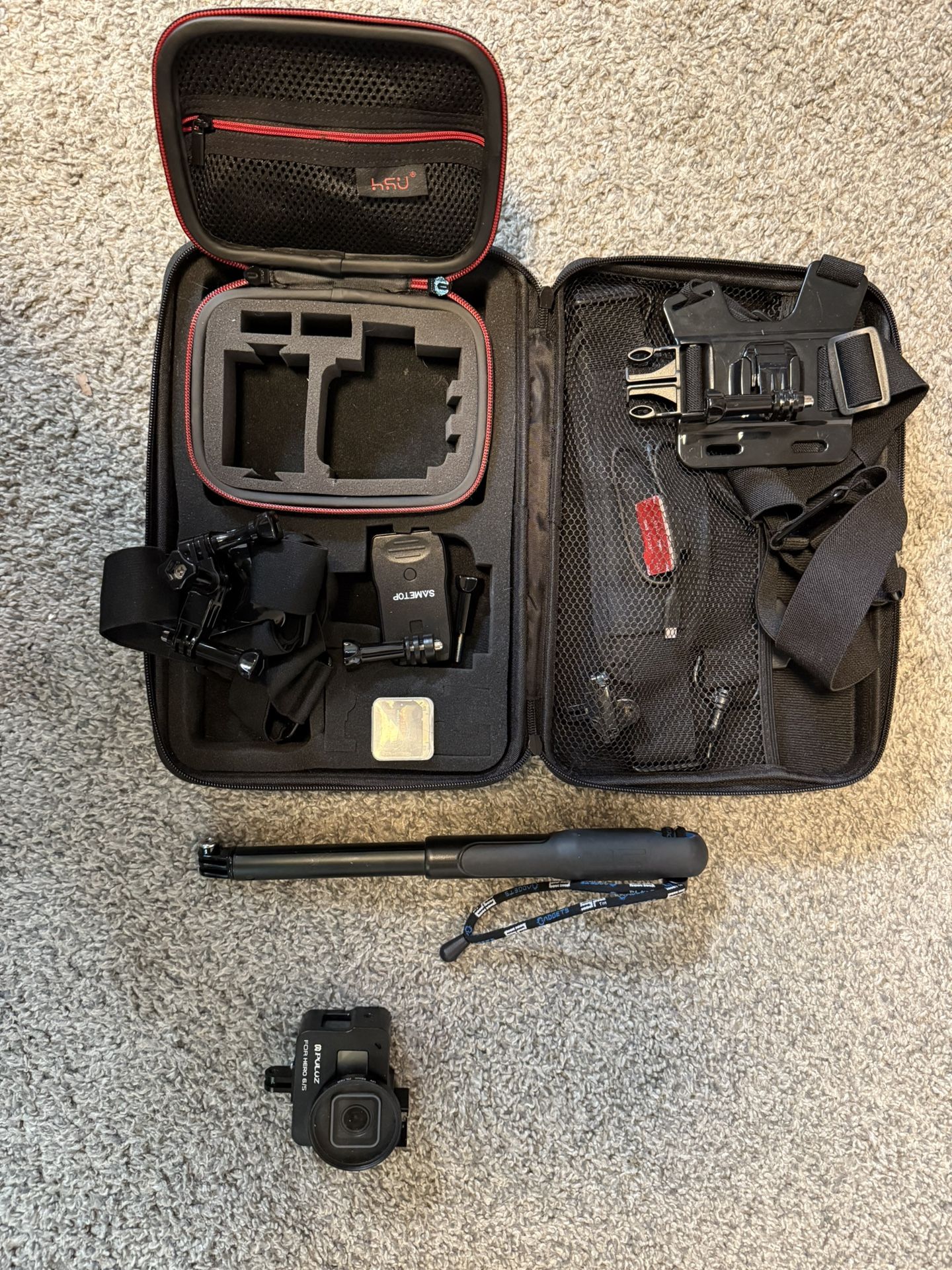 GoPro Hero 5 Black With Carrying Case and Accessories