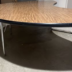 Used U-shaped school table for kids