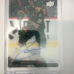 Mats Zuccarello Upper Deck Clear Cut Auto 