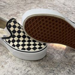 Woman’s Checkered Vans