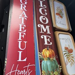 Welcome Signs $1 Each 