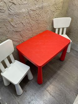 Ikea MAMMUT Children's Picnic Arts & Craft Table - Local Delivery for a Fee - See My Other Items 😃