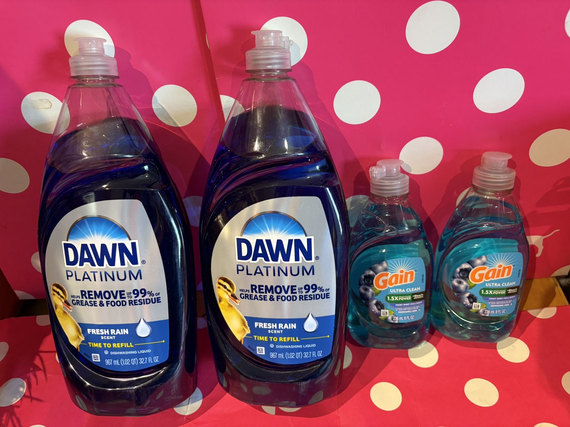 DAWN,GAIN DISHWASHING LIQUID BUNDLE.