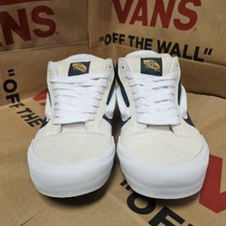 Vans Knu Mid Black/White Men’s Size 10.5
