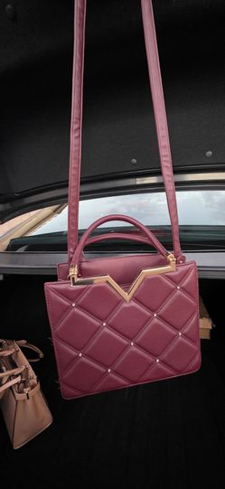 Burgandy purse