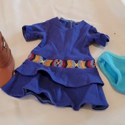 American Girl Doll Saige Meet Outfit good condition.