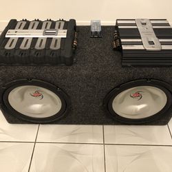 Kenwood Car Audio System w/2 Amplifiers