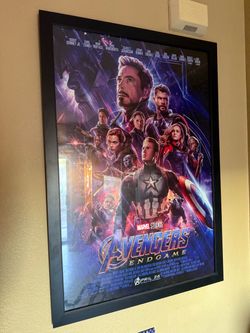 Theatrical Avengers Endgame Poster - Custom Framed