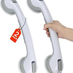 Grab Bars for Bathtubs and Showers, 2 Pack - 16 Inch Suction Cup