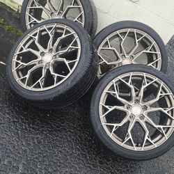 20" Staggered STANCE Wheels And Tires