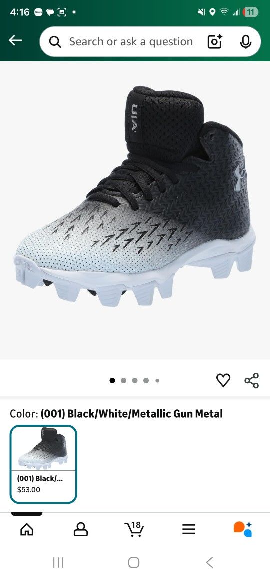 Under Armour Baseball Shoes