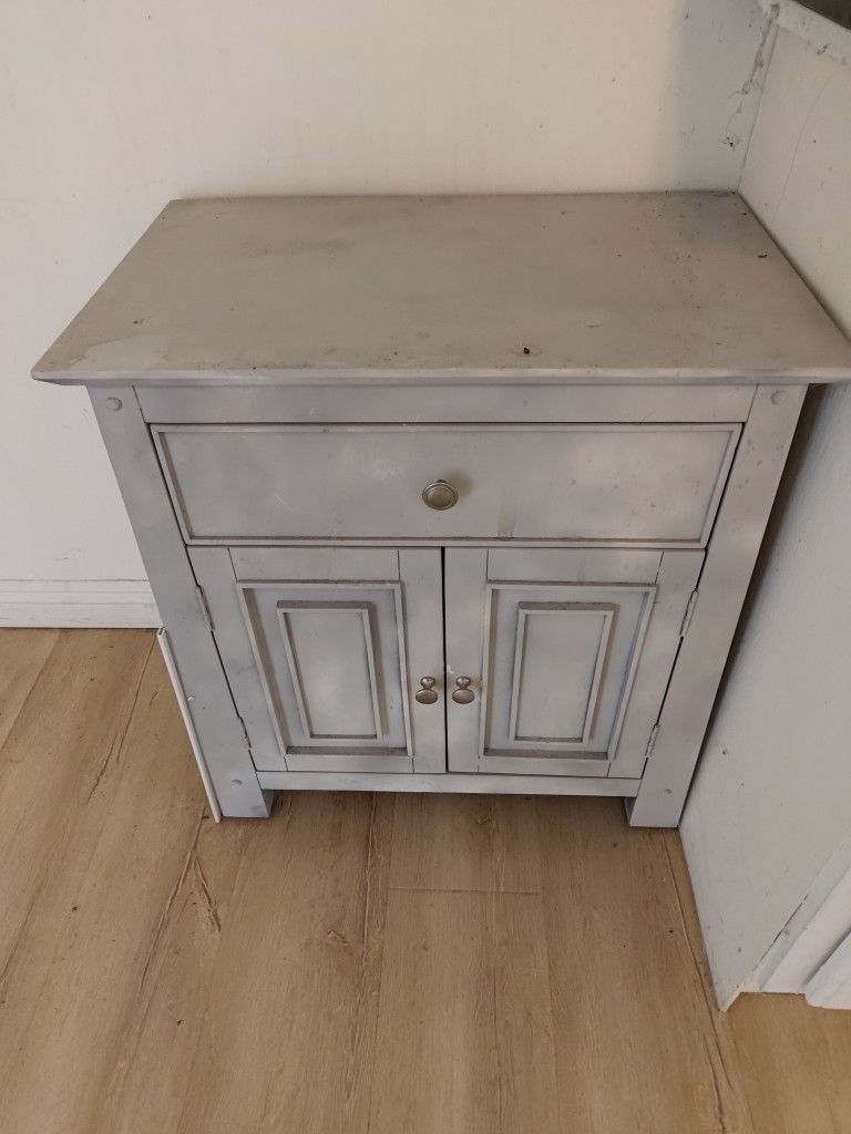 Cute Grey Cabinet /Side / End Table