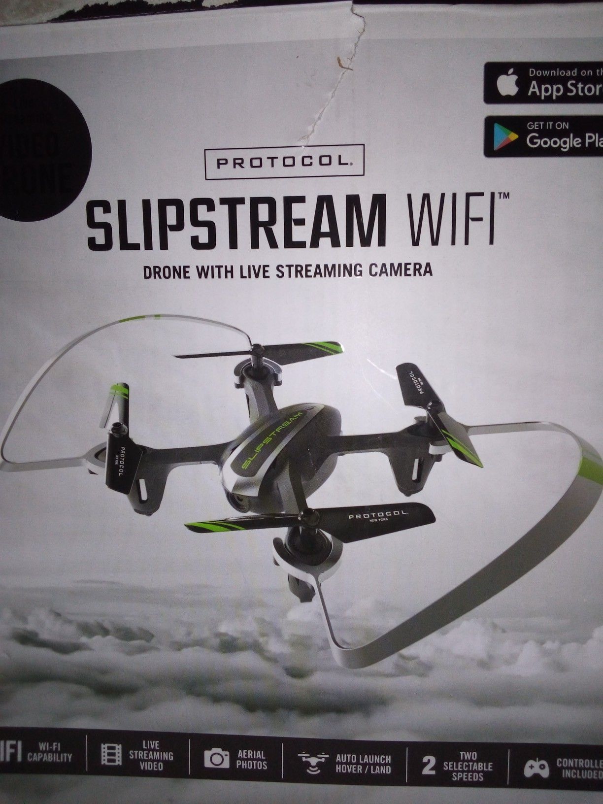 Slipstream wifi drone with live streaming camera