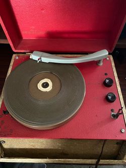 Vintage decca record player