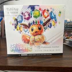 Pokémon Cards Prismatic Evolutions Pokemon Center ETB