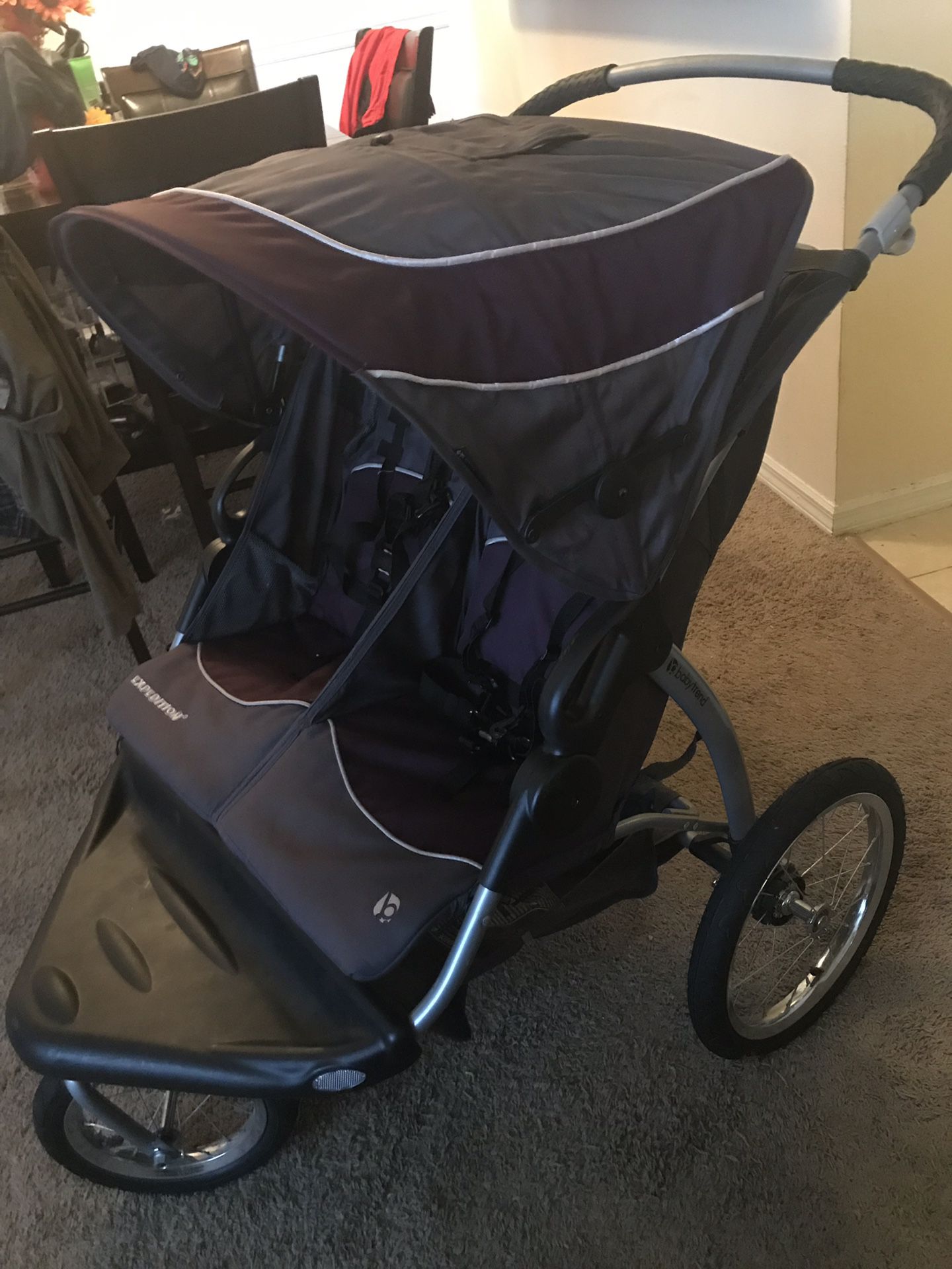 Expedition double stroller