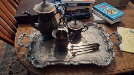 Used Leonard Silver Plated Tea Set