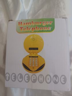 Home line vintage hamburger telephone 🍔