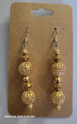Beautiful  Gold Earrings