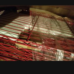 Red 5 Wire Shelves New In Box