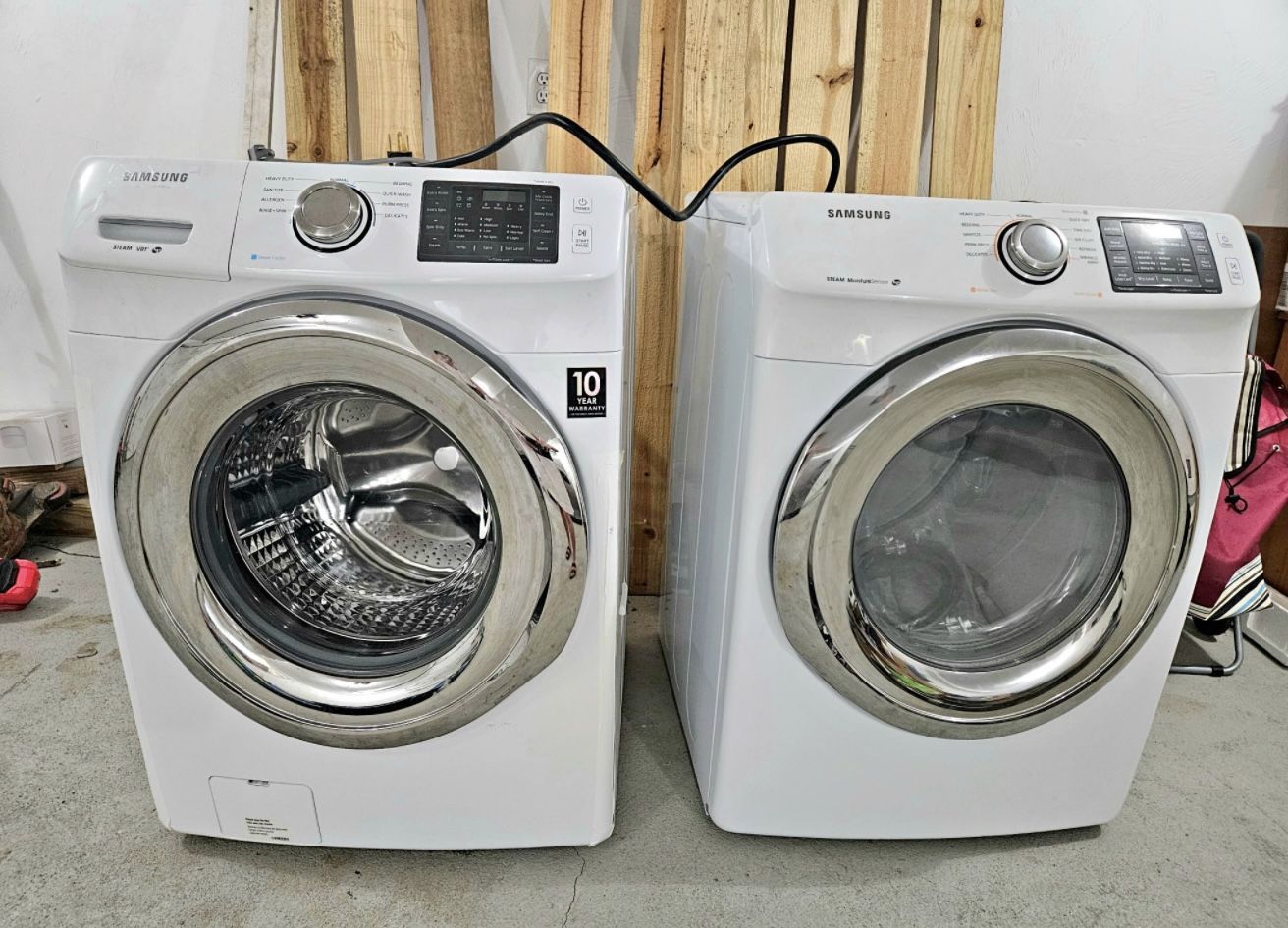 Washing Machine and Dryer Electric Samsung