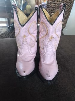 Pink boots size 7.5