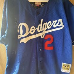 Vintage dodgers jersey Number 2