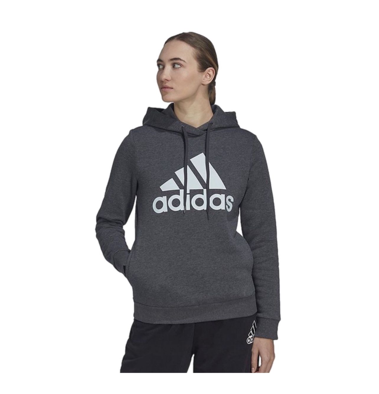 LIKE NEW! adidas Essentials Fleece Logo Hoodie