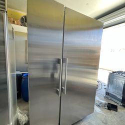 Miele Stainless Steel Built In Column Fridge Freezer Set 54”