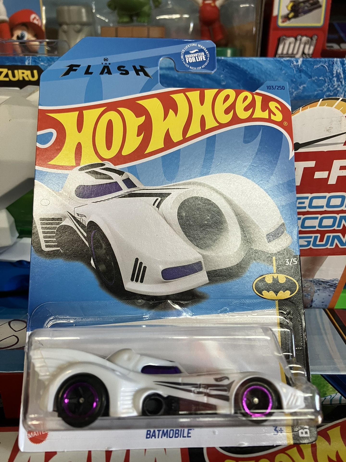 HotWheels DC The Flash Batmobile (White)